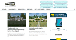 Desktop Screenshot of mobilehomeliving.org